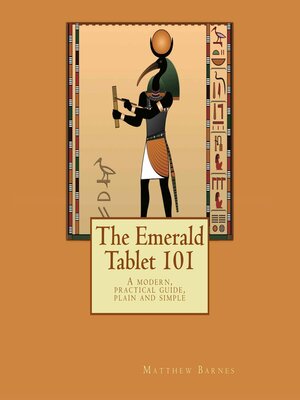 cover image of The Emerald Tablet 101